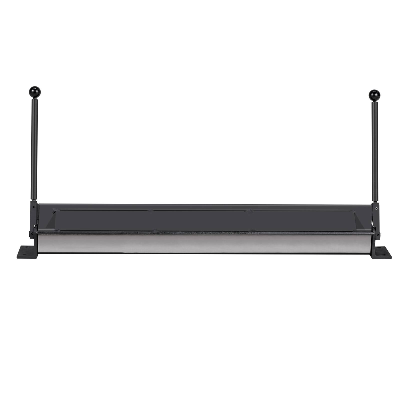 Alt View 5. VEVOR - Box and Pan Brake, 30 in Sheet Metal Bending Brake, 18-Gauge Capacity, 0-135 Degree Adjustable, Metal Bender Machine - Black.