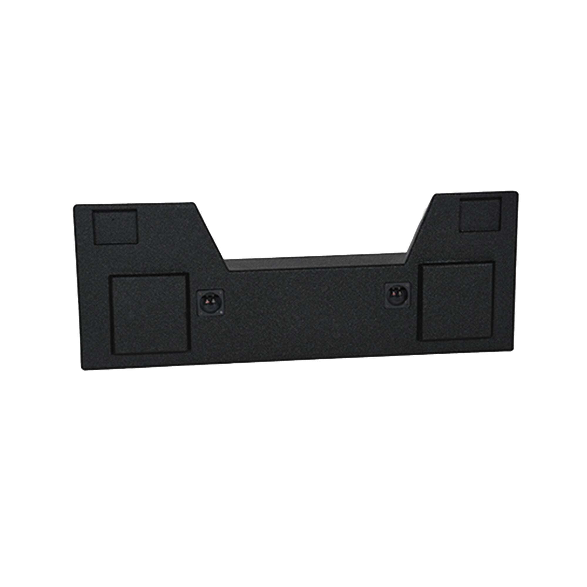 Alt View 2. QPower - QPower Dual 10" Subwoofer Enclosure for Dodge Ram Crew Cab & Quad Cab 2019-2026 - BED LINER BLACK.