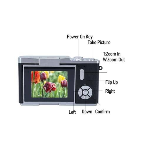 Power On Key  
Take Picture  
T: Zoom In  
W: Zoom Out  
Flip Up  
Right  
Left  
Down  
Confirm