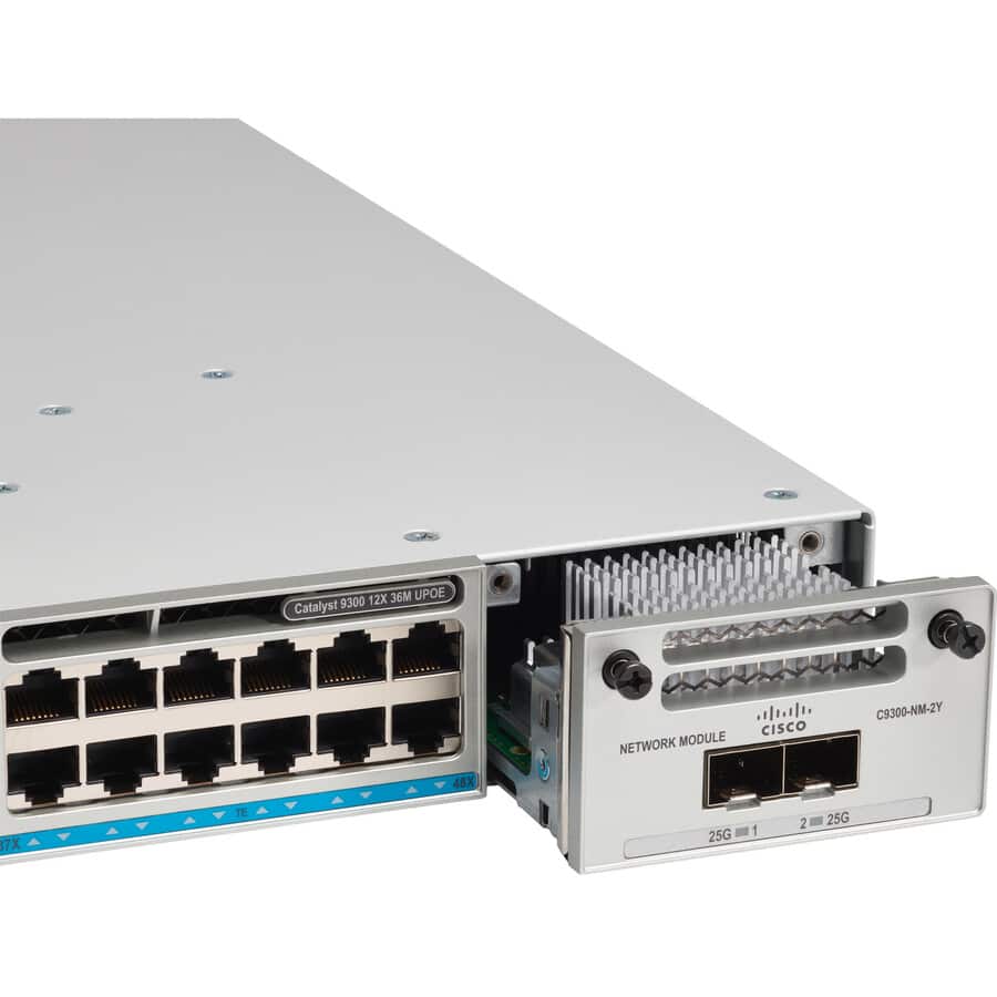 Cisco 2500 SERIES 3台 & Catalyst 2900 1台 Cisco Consumer Products Cisco Catalyst 9300 2 x 25G Network Module