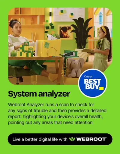 Webroot - Internet Security with Antivirus Protection (3 Devices) (6-Month Subscription) - Android, Apple iOS, Chrome, Mac OS, Windows [Digital]