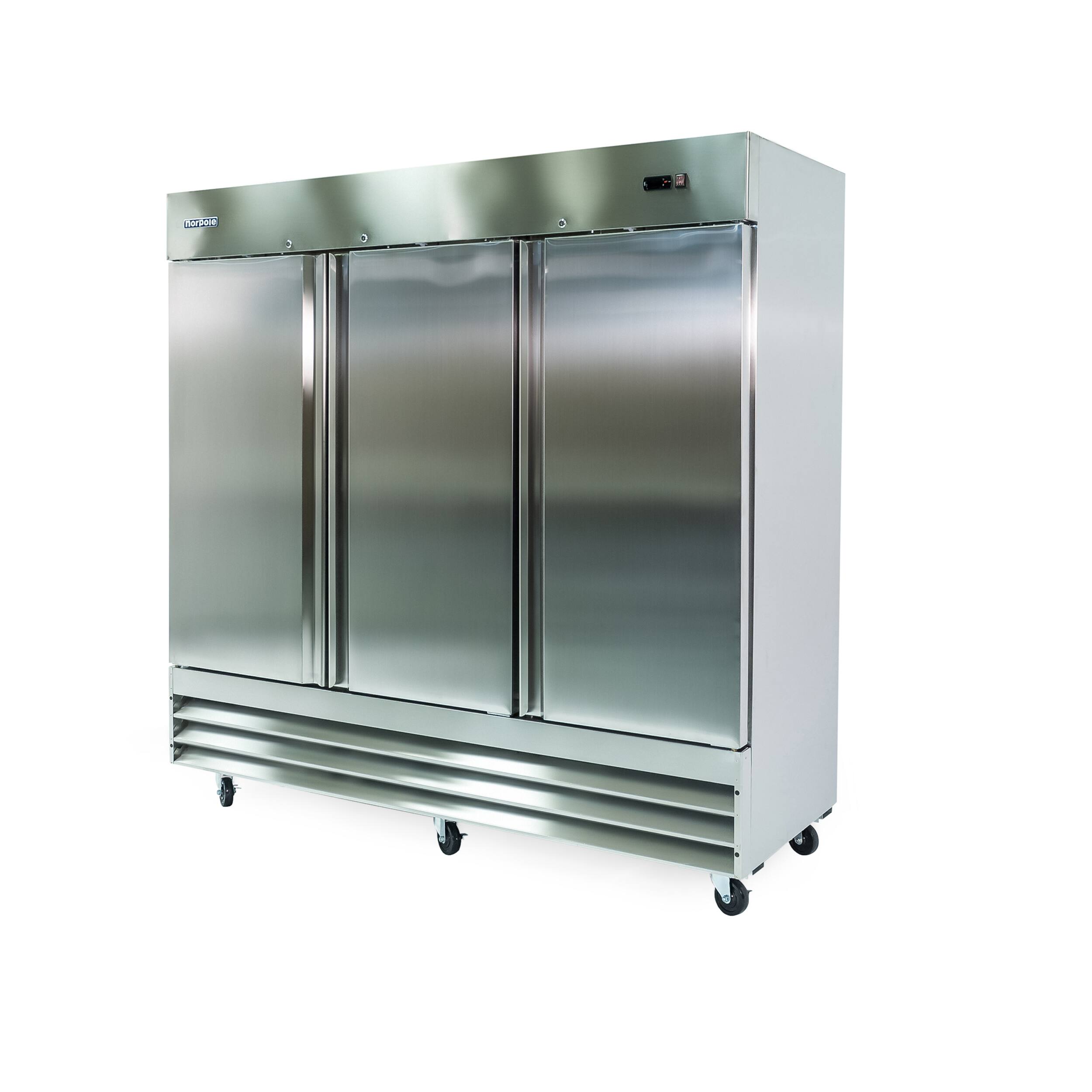 Alt View 2. Magic Chef - Commercial 72 cu. ft. 3-Door Upright Freezer in Stainless Steel - Stainless Steel.