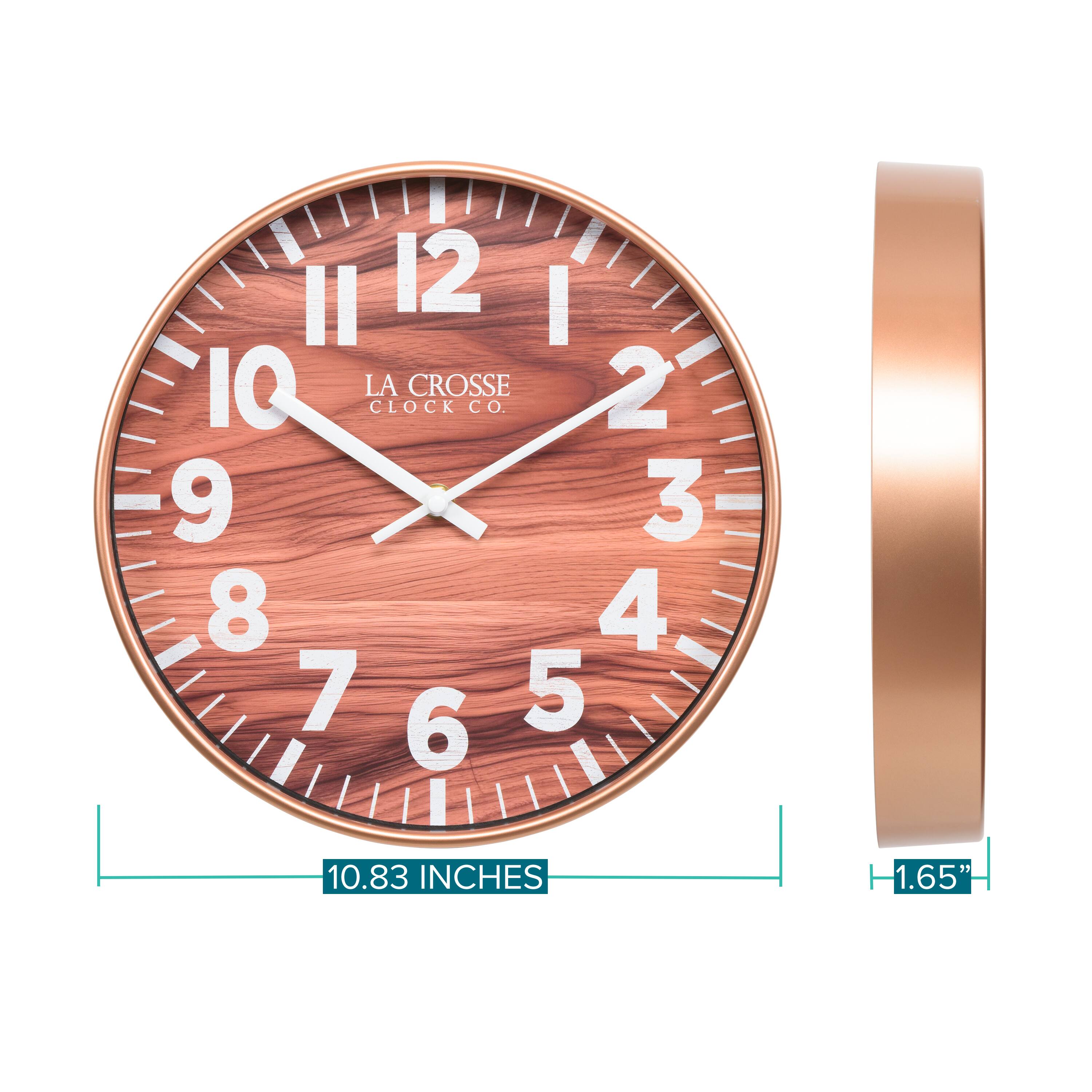 IQ LA CROSSE CLOCK CO.  
10.83 INCHES  
1.65"