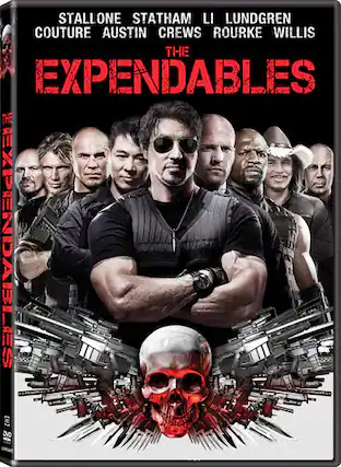 Front. The Expendables - DVD.