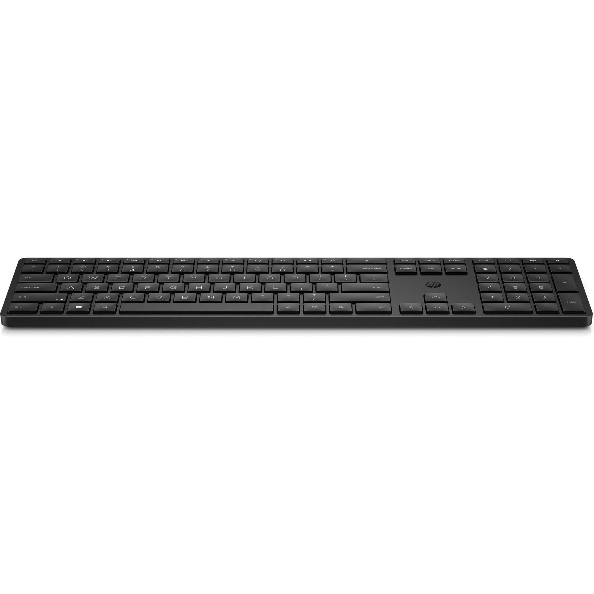 Alt View 5. HP - HP 455 Programmable Wireless Keyboard - Wireless Connectivity - Radio Frequency - 2.40 MHz - QWERTY Key Layout - Up to - Black.