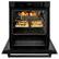 Alt View 2. ZLINE - 30 in. True Convection Wall Oven w/ Air Fry and Self Clean in Black Stainless Steel - Black Stainless Steel.
