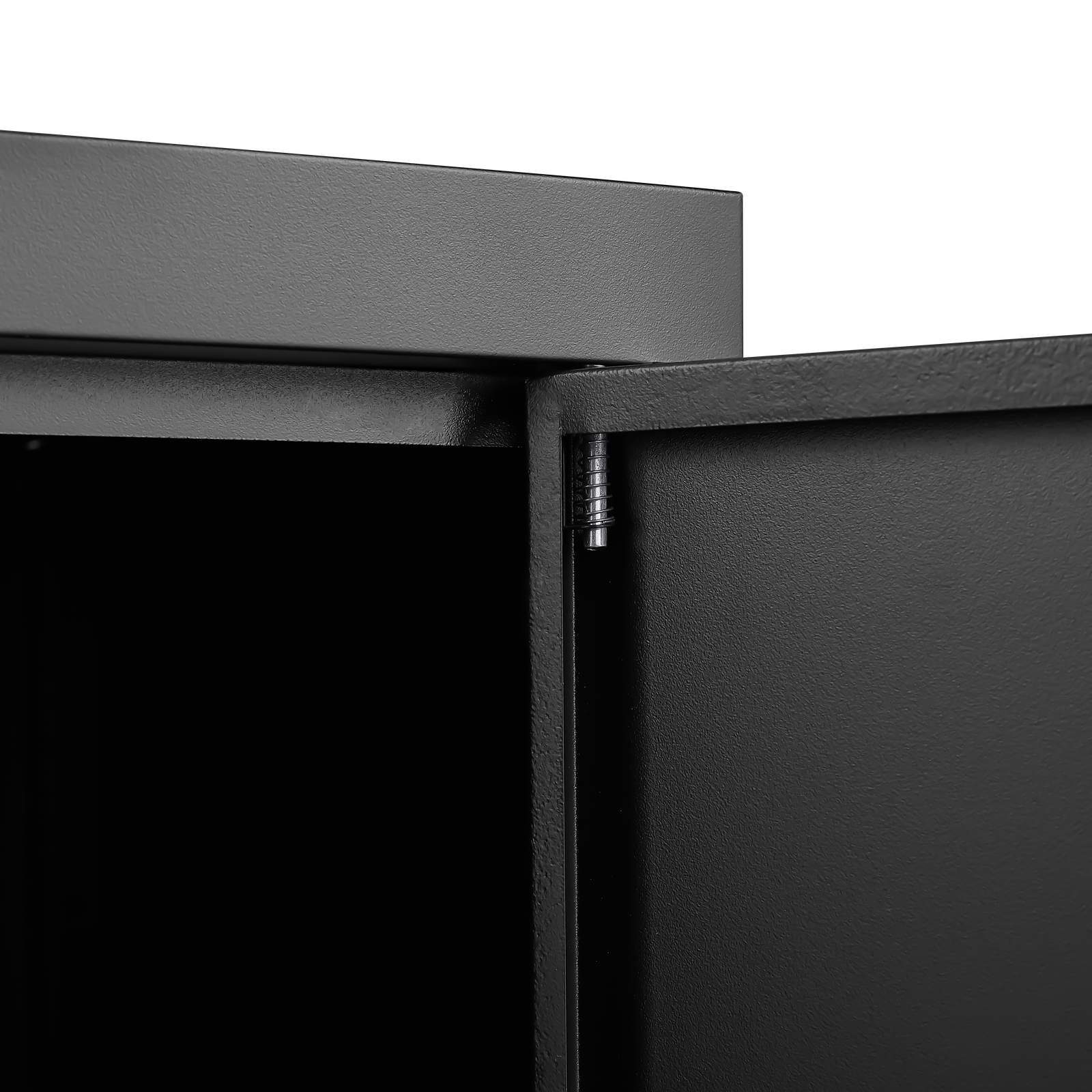 Alt View 1. Spaco - Storage Locker, Metal File Organizer Cabinet with Door Locks and Adjustable Shelves, Ideal for Home Office School Garage - White.