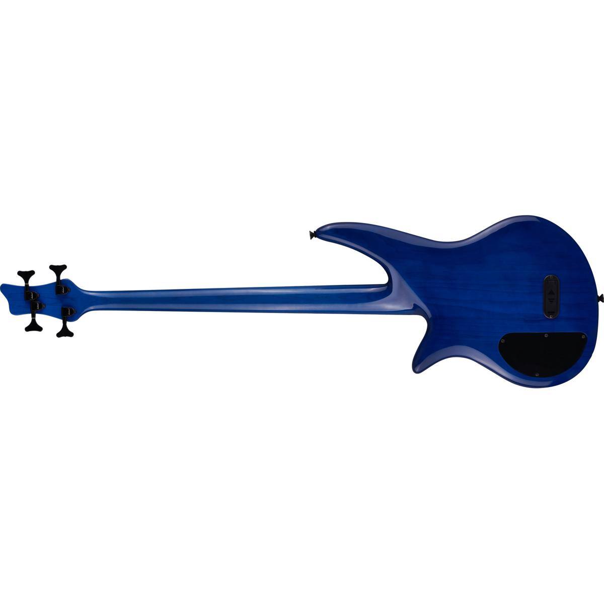 Alt View 2. Jackson - Jackson X Spectra Bass SBXQ IV Electric Guitar, Laurel, Amber Blue Burst.