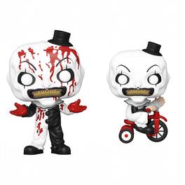 Funko - Pop! 2pack Terrifier: Art the Clown - with Bike & Bloody