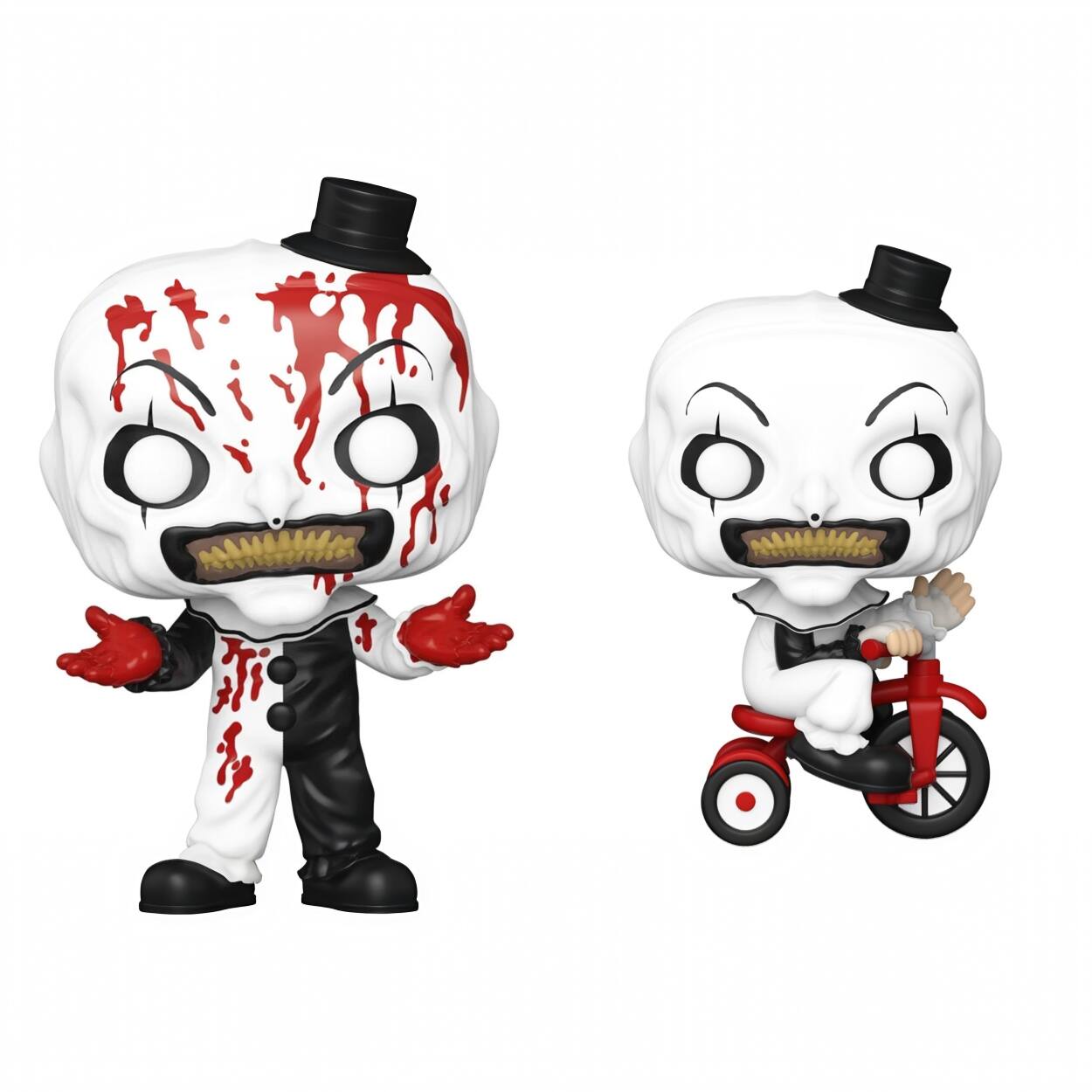 Funko Pop! 2pack Terrifier: Art the Clown - with Bike & Bloody