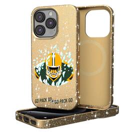 Keyscaper - NFL - Green Bay Packers 2024 Illustrated Limited Edition Bling iPhone Case - 15 - Gold