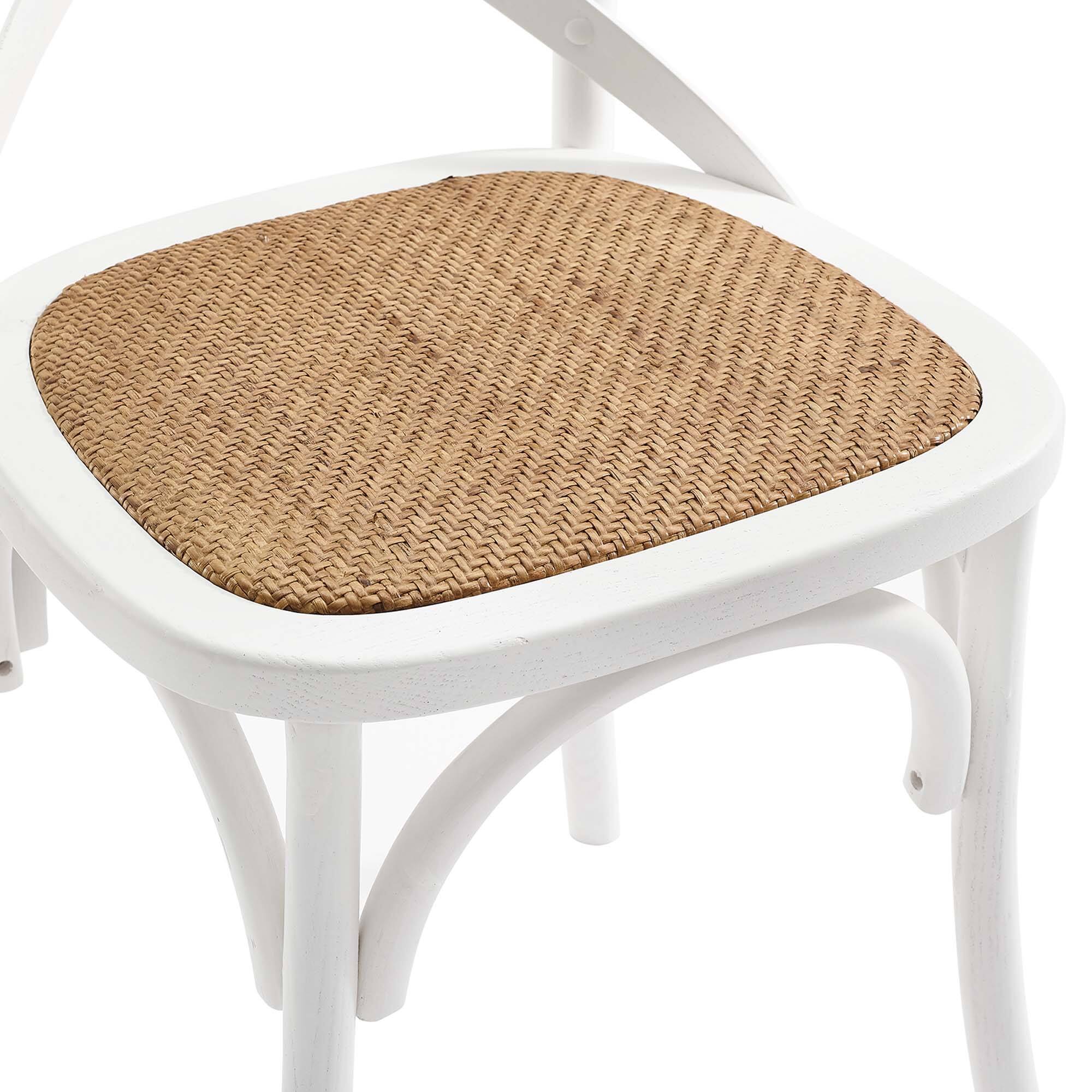 Alt View 4. Modway - Gear Dining Side Chair Set of 2 by Modway - White.