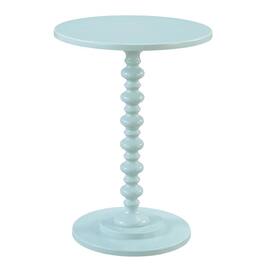FurniFact - Classic Spindle Coffee Table with Sturdy Construction and Elegant Design - Sea Foam Blue