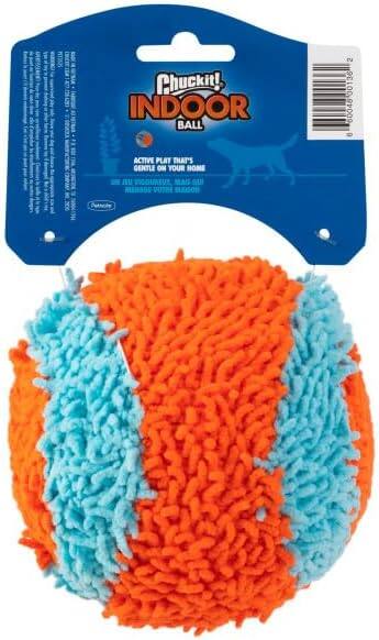 Chuckit! INDOOR BALL  
2 00136 60045 U  
ACTIVE PLAY THAT'S GENTLE ON YOUR HOME  
MAIS SUA MÃO NA MANO!!  
Petnole