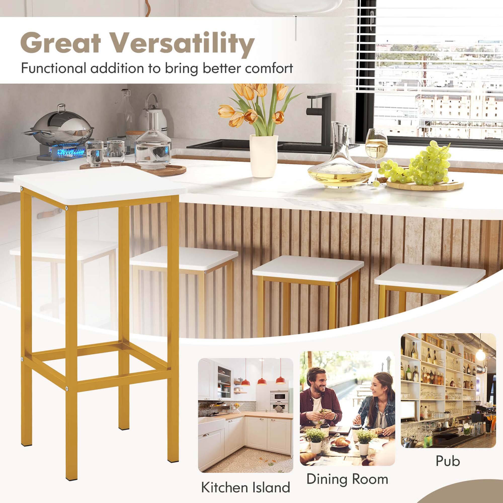 Great Versatility: Functional addition to bring better comfort to Dining Room, Kitchen Island, and Pub.