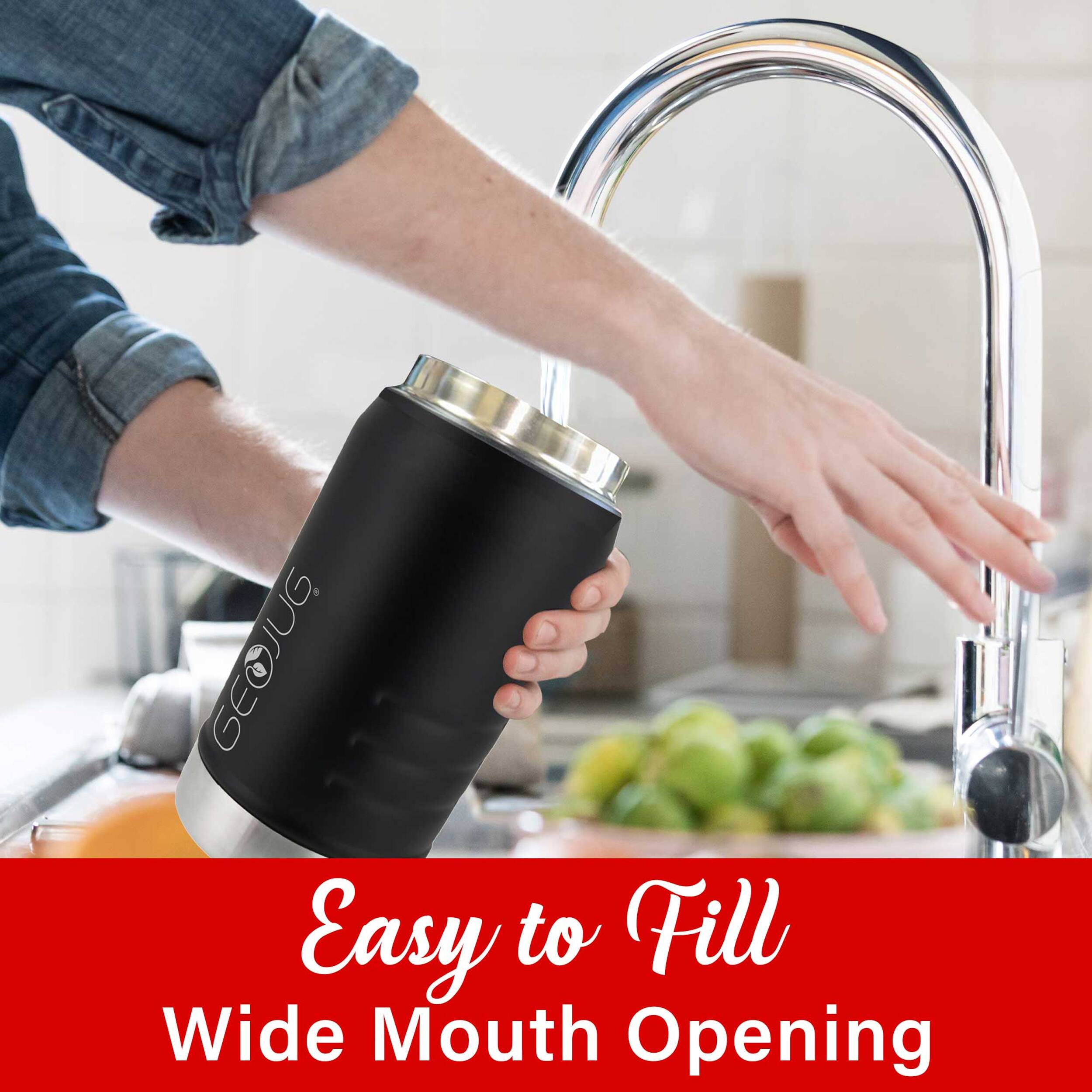 Easy to Fill Wide Mouth Opening