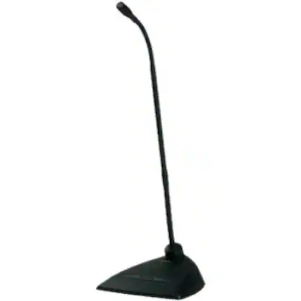 Front. Shure - Shure Microflex MX418/C Wired Microphone - 50 Hz to 17 kHz -35 dB - Desktop - XLR.
