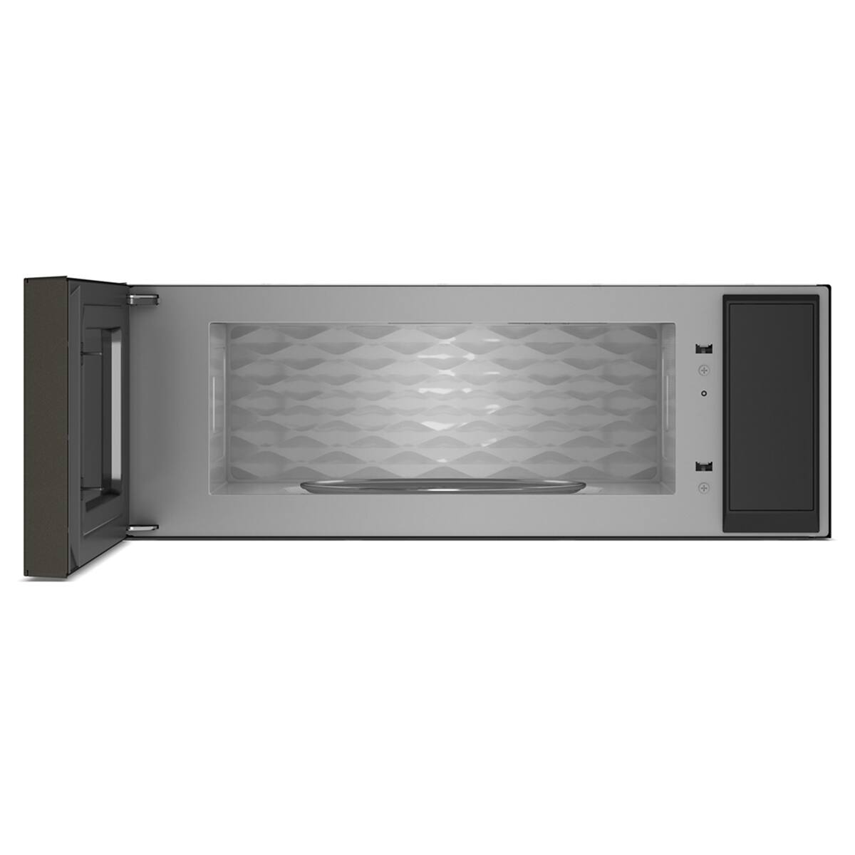 Alt View 8. KitchenAid - 1.1 Cu. Ft. Smart Low Profile Microwave Hood Combination with Dual Fan Ventilation - Black Ore.