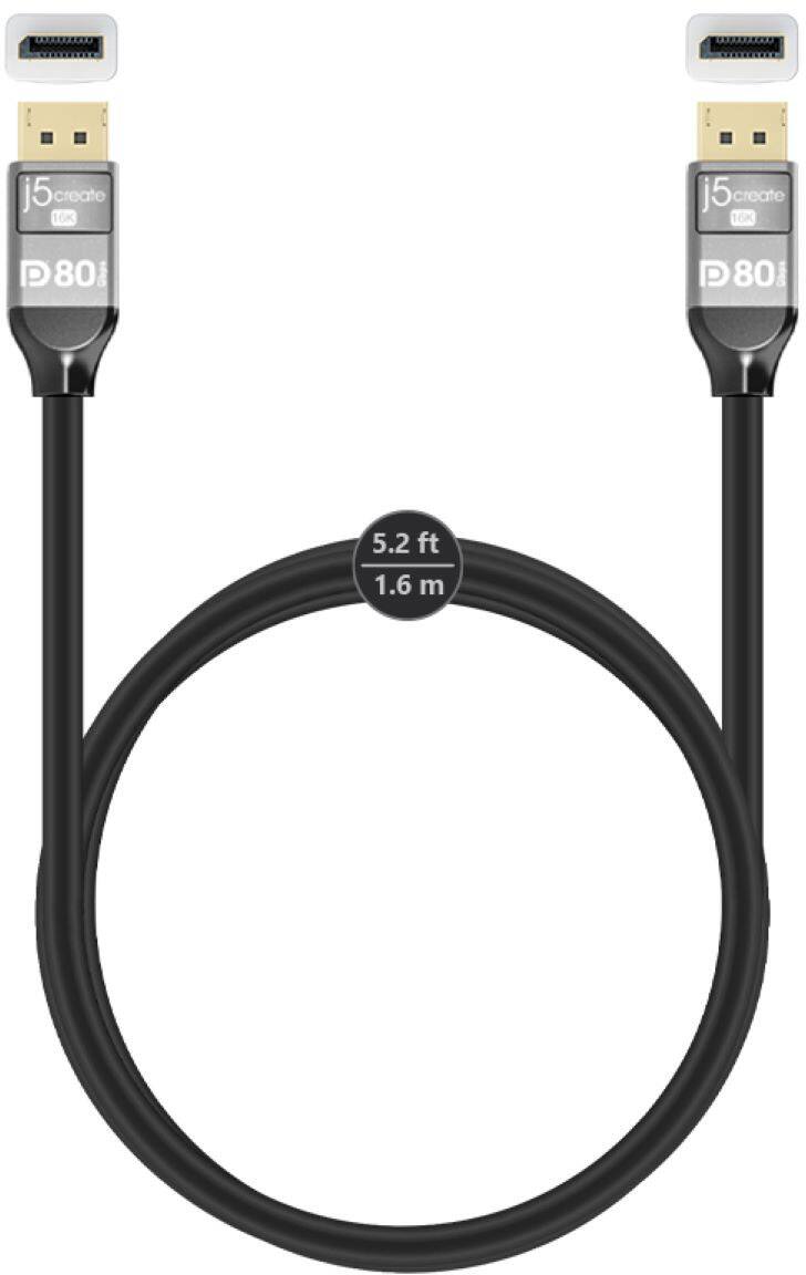 j5create  
16K  
P80  
5.2 ft  
1.6 m