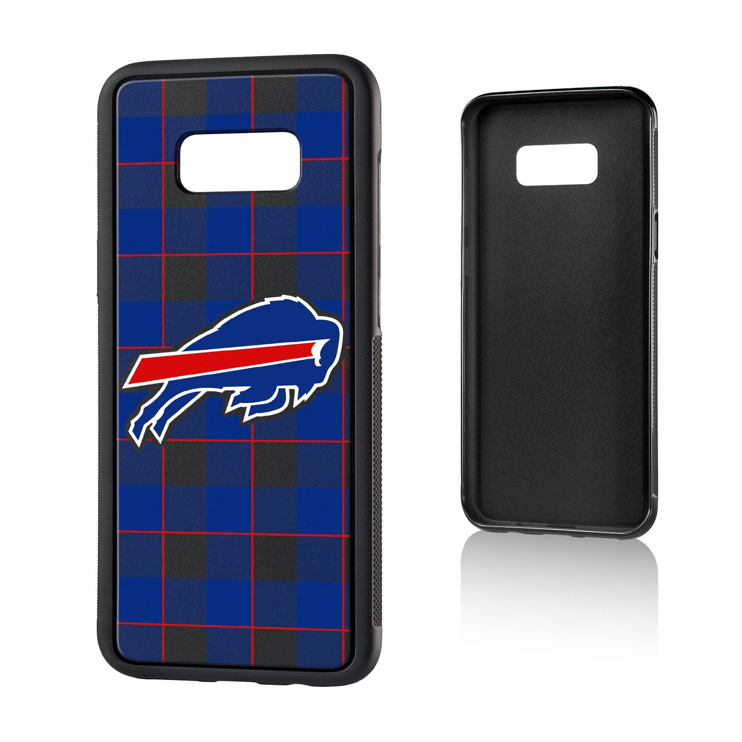Alt View 2. Keyscaper - Buffalo Bills Galaxy Plaid Design Bump Case - S20 Plus - Multicolor.