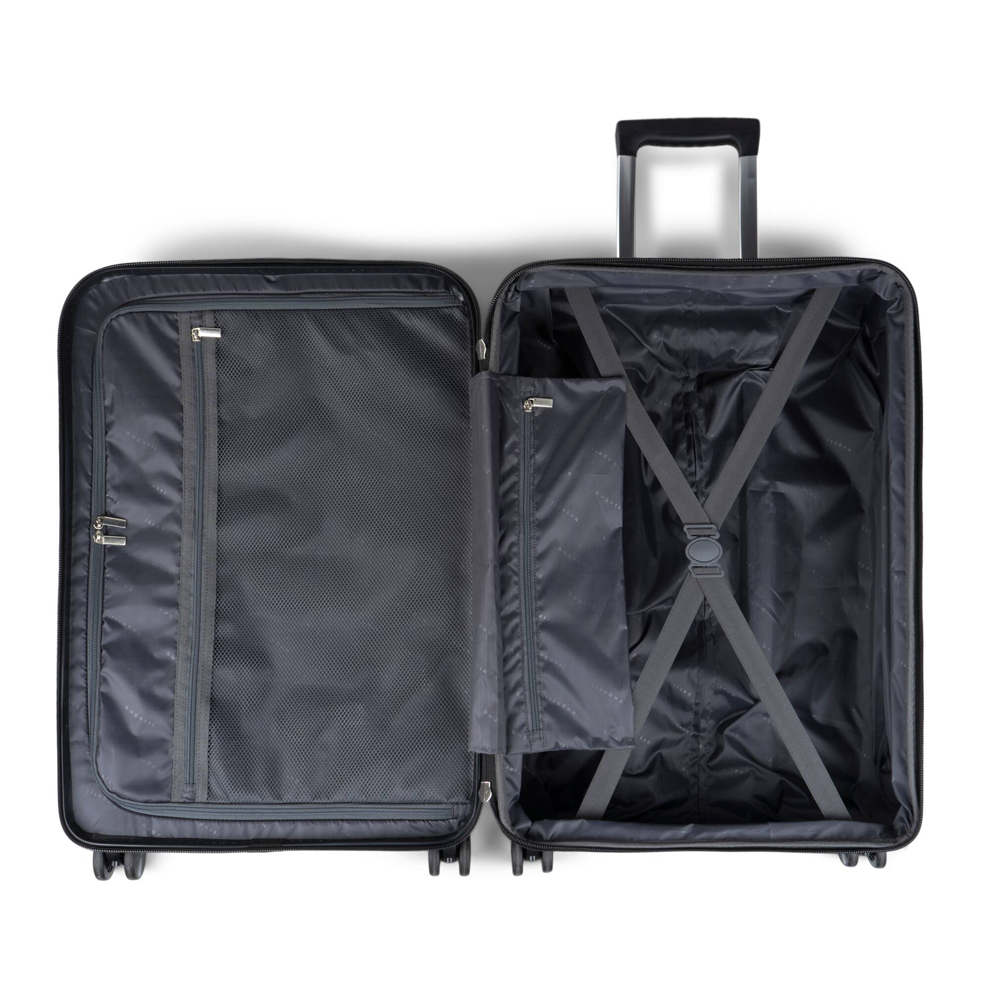 Alt View 12. Bugatti - Wellington Carry on Suitcase - Black.