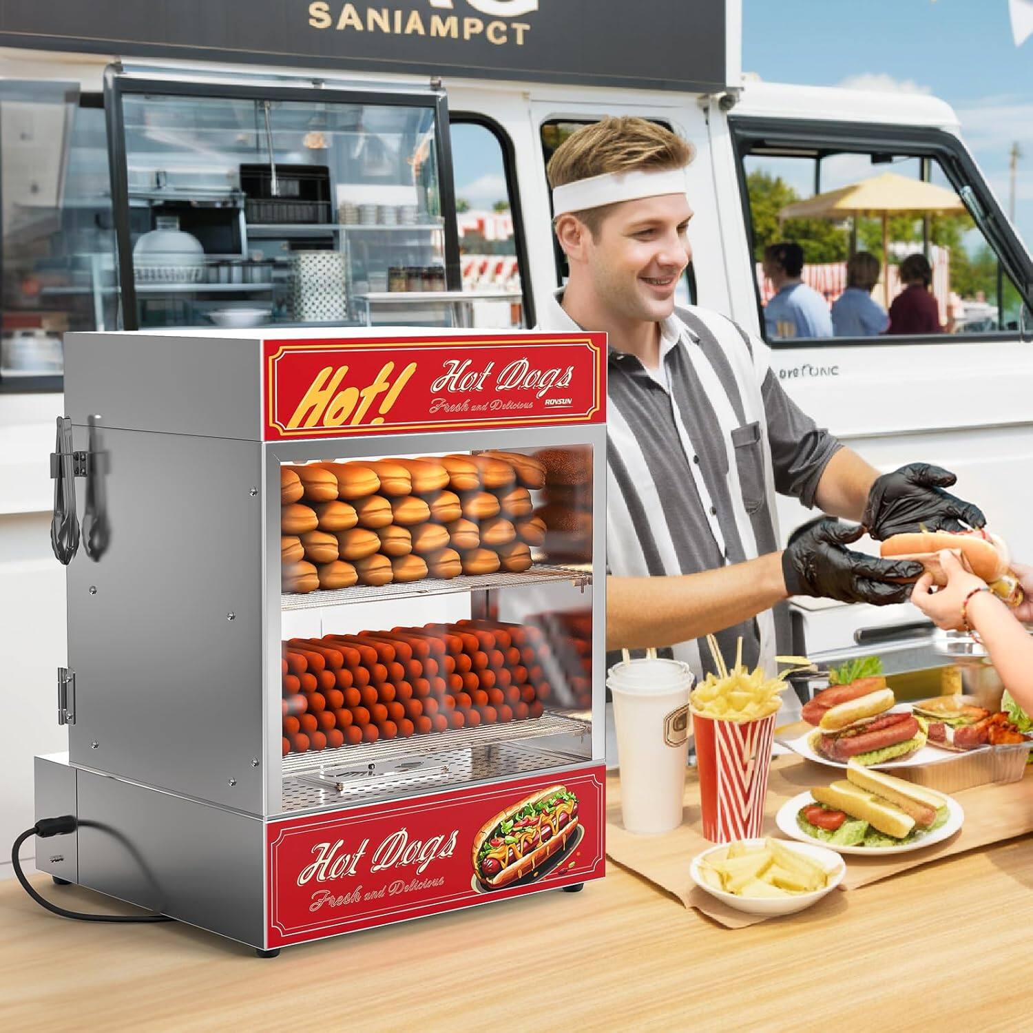 SANIAMPCT Hot Dogs Hot! Frosh and Delicious Hot Dogs and Delicious Frosh
