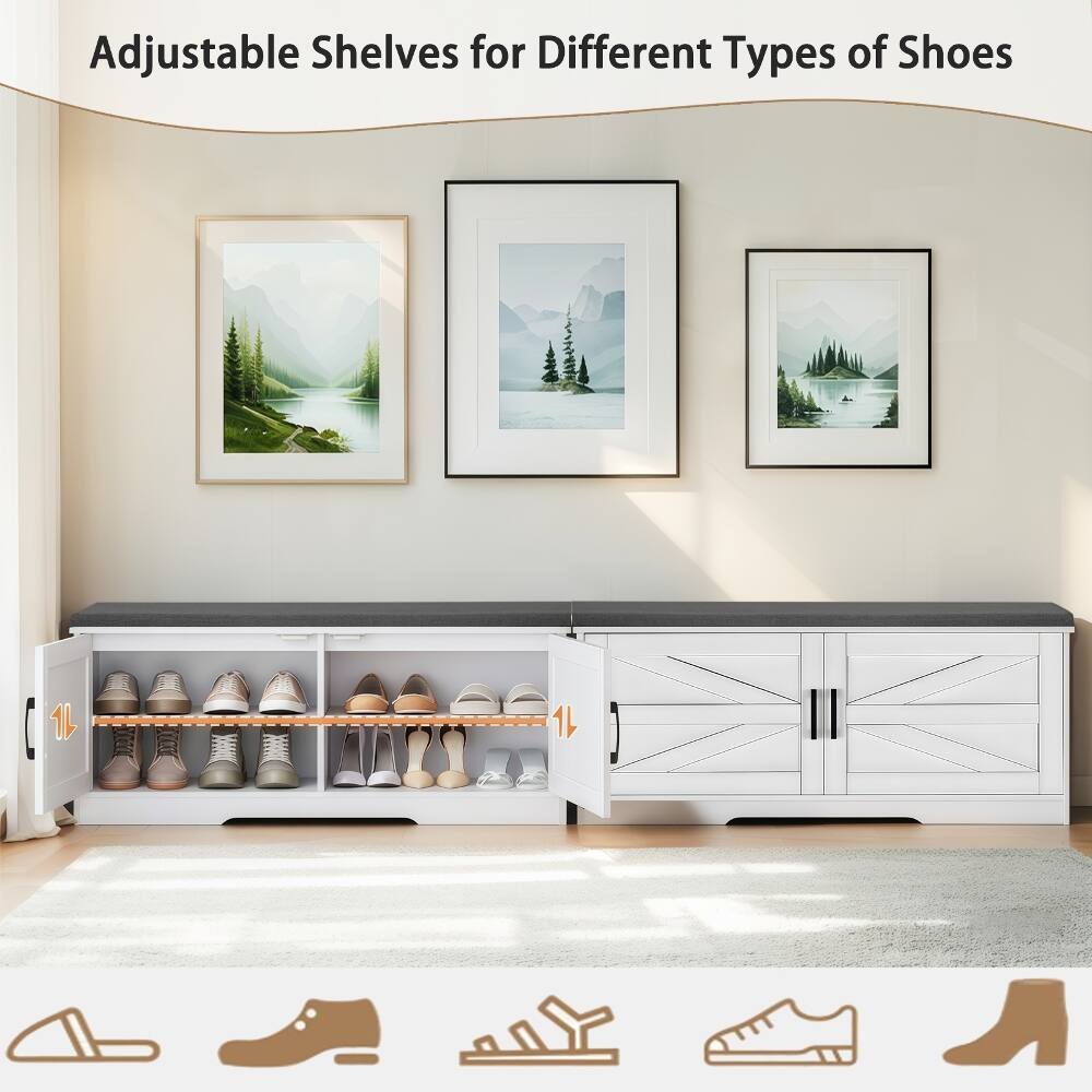 Adjustable Shelves for Different Types of Shoes