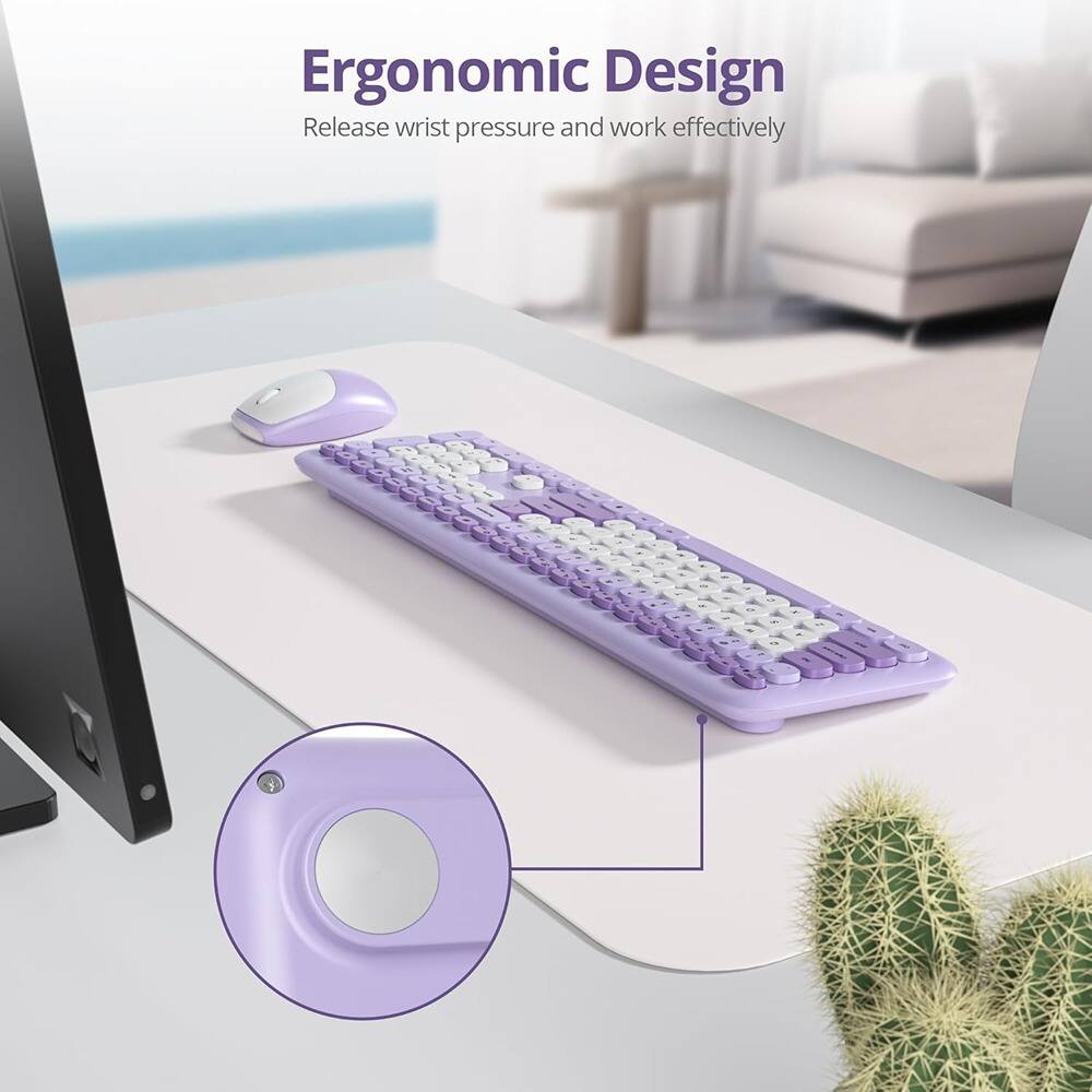 Ergonomic Design  
Release wrist pressure and work effectively