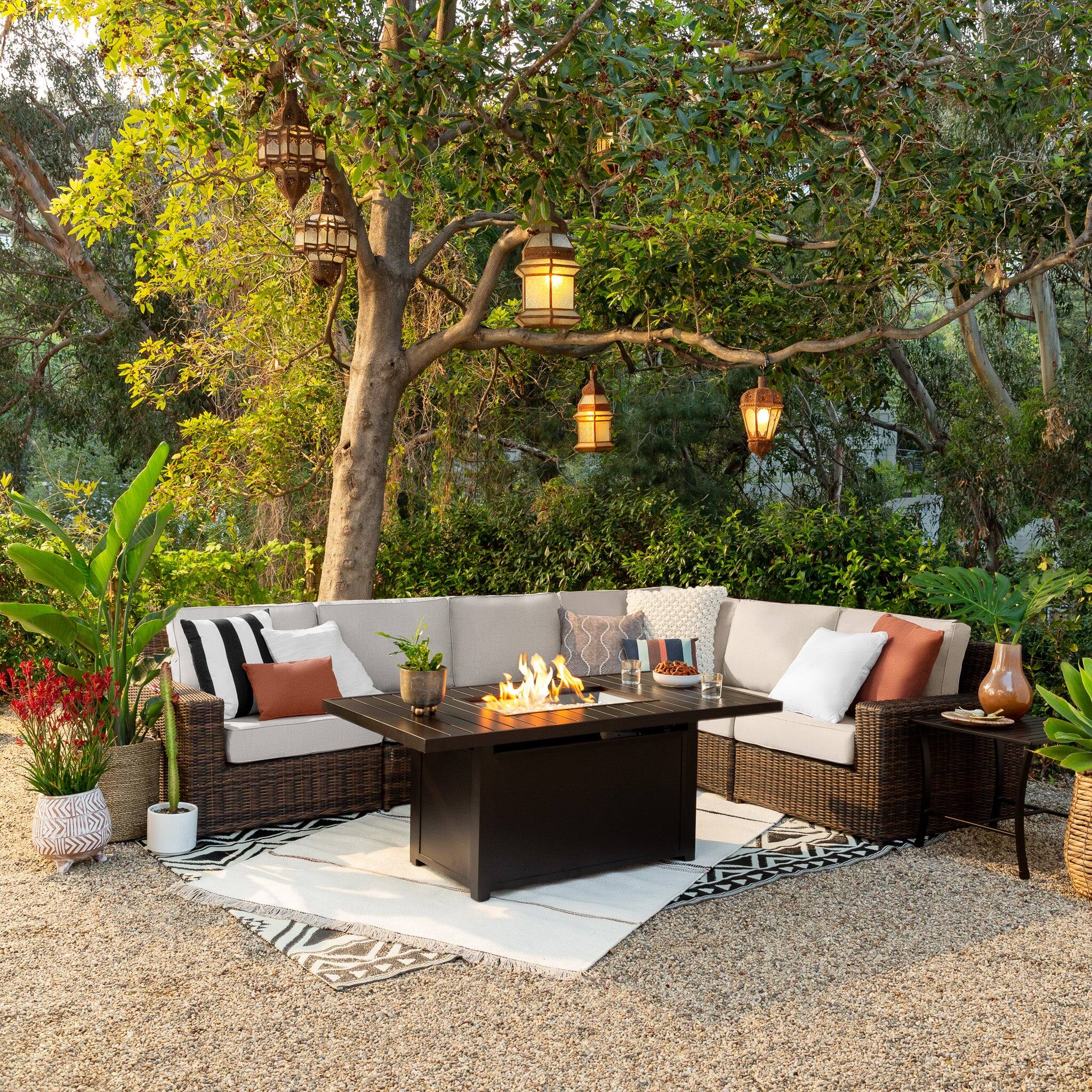 Alt View 4. Yardbird® - Langdon Outdoor Sofa - Shale.