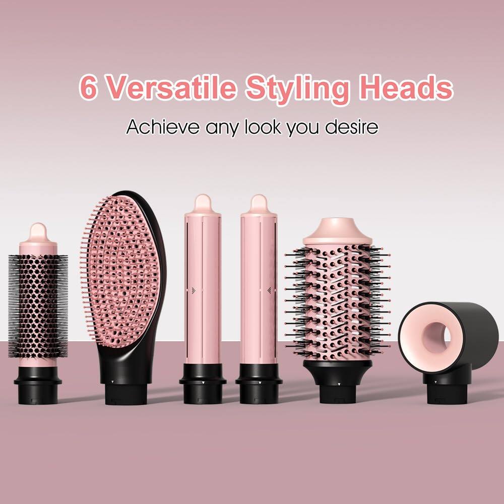 6 Versatile Styling Heads  
Achieve any look you desire