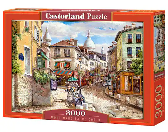 Castorland Puzzle, 3000, MONT MARC SACRE COEUR, LE CONSULAT, No C-300518-2, Bout P Castorland 3000 EC