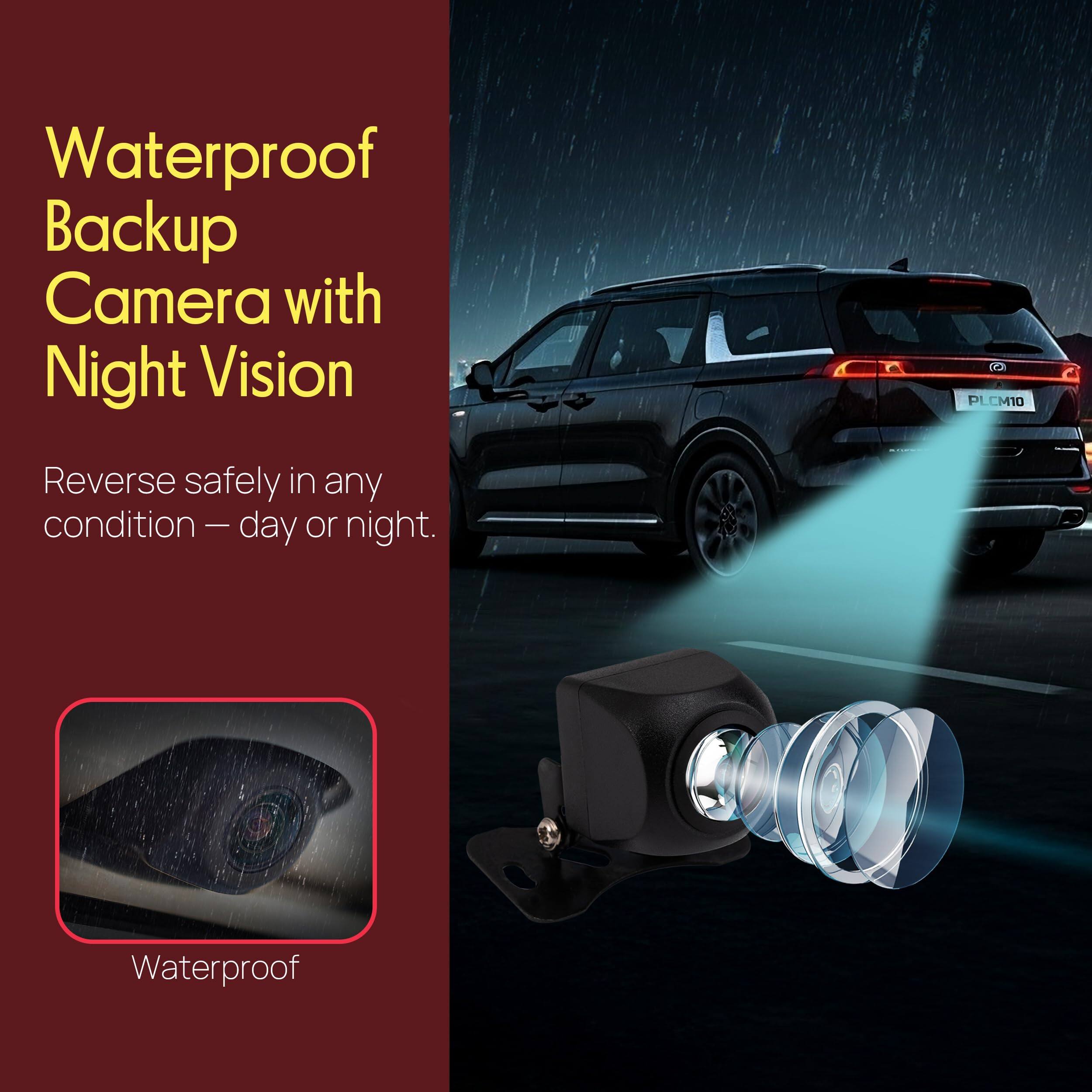 Waterproof Backup Camera with Night Vision

Reverse safely in any condition - day or night.

Waterproof