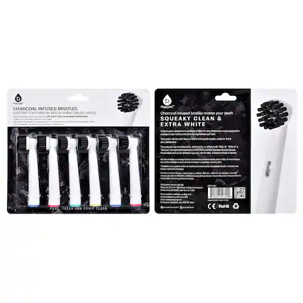 PURSONIC CHARCOAL INFUSED BRISTLES ELECTRIC TOOTHBRUSH REPLACEMENT BRUSH HEADS - Fas ws stary nectargeste ntoruster Cemoure A - - - u Conqunus memerar -u PURSONIC Charcoal infused bristles makes your teeth SQUEAKY CLEAN & EXTRA WHITE - Putoric - aan - DRA 4 otary notorates ane - desgned - chacins - oom surares - cohtoring Seffentr yar - "Cimastbe te - Sp O ntorgede Sandes ca i DR - bthbruste The - - manutactured de - in - ORA THE Serat a nginsterat Iadematto PROCTER GELI Suares nia Cs Punss/Samount a ofautos - - - te ONL- sISN Procle Gerils - - - msharaa A IONAA - - - - c - - - - S - - o . - Campat - - marats - n - Tc - - -. - afa - - Sb - - - - Nua - - - - SAMBI -o Saraa Punoemrs - - sane - PTe -ee Stara Saruna S IAA ~ - - - - - - - PURE FRESH AND SONIC CLEAN - - - L - - Enaa - - - SATna - - ursenizuta 500d SOG4d - - RoHS