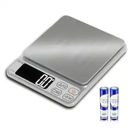 Cluzine - Stainless Steel Precision Scale, 0.1g Accuracy, Multi-Unit, with Count & Tare Functions