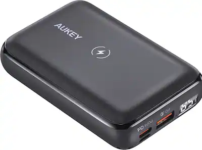 Aukey PB WL01S Basix Pro 10,000mAh 20W Mini Wireless Charging