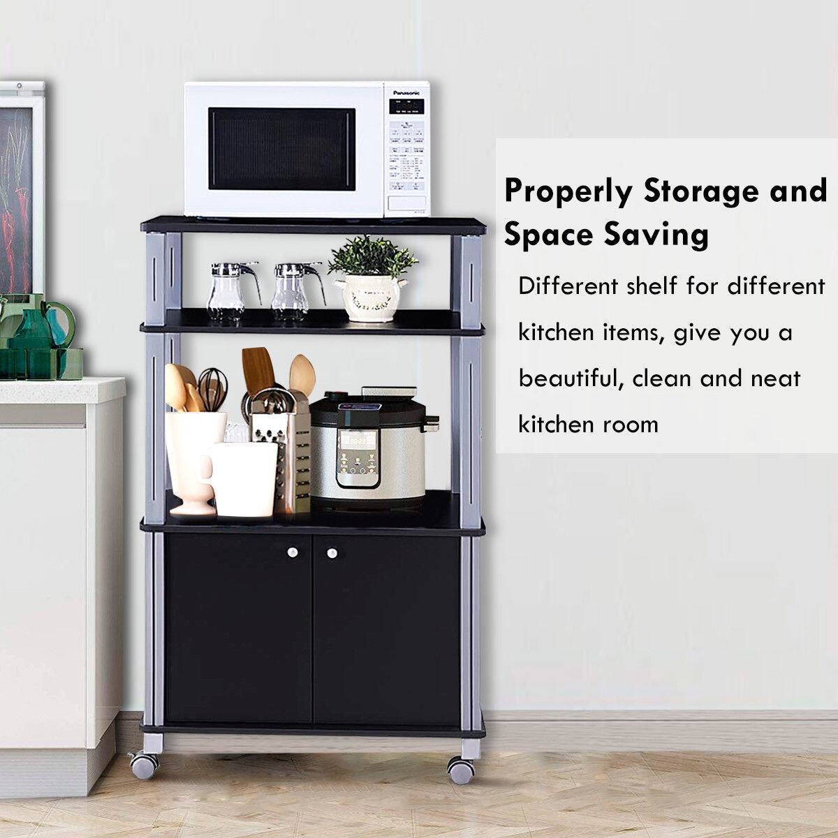 Properly Storage and Space Saving

Different shelf for different kitchen items, give you a beautiful, clean and neat kitchen room