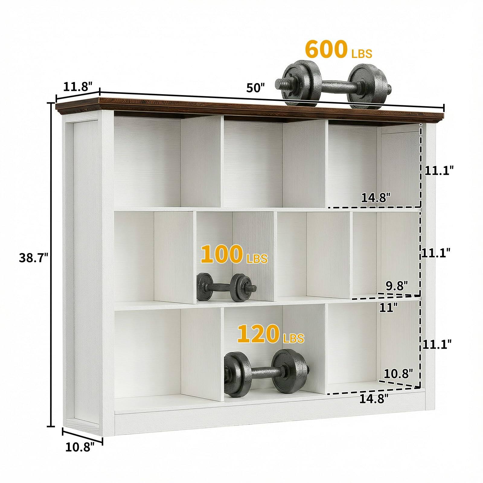 600 LBS  
11.8"  
50"  
11.1"  
14.8"  
38.7"  
100 LBS  
11.1"  
9.8"  
120 LBS  
11"  
11.1"  
10.8"  
14.8"  
10.8"