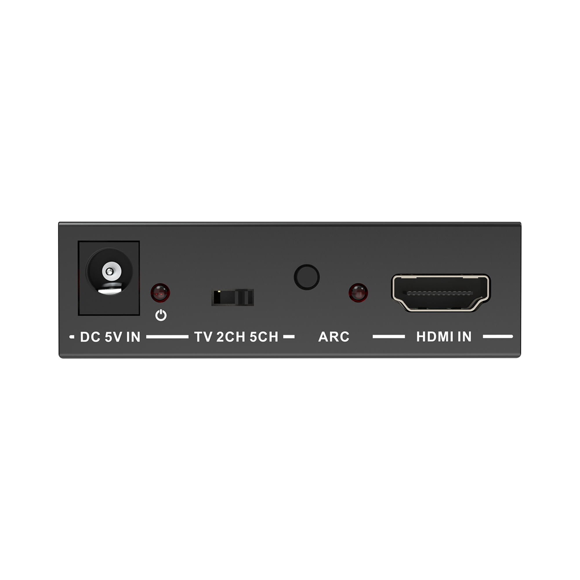 DC 5V IN, TV 2CH 5CH - ARC, HDMI IN