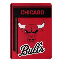 Sweet Home Collection - NBA Chicago Bulls 46" x 60" Raschel Throw Blanket - Red