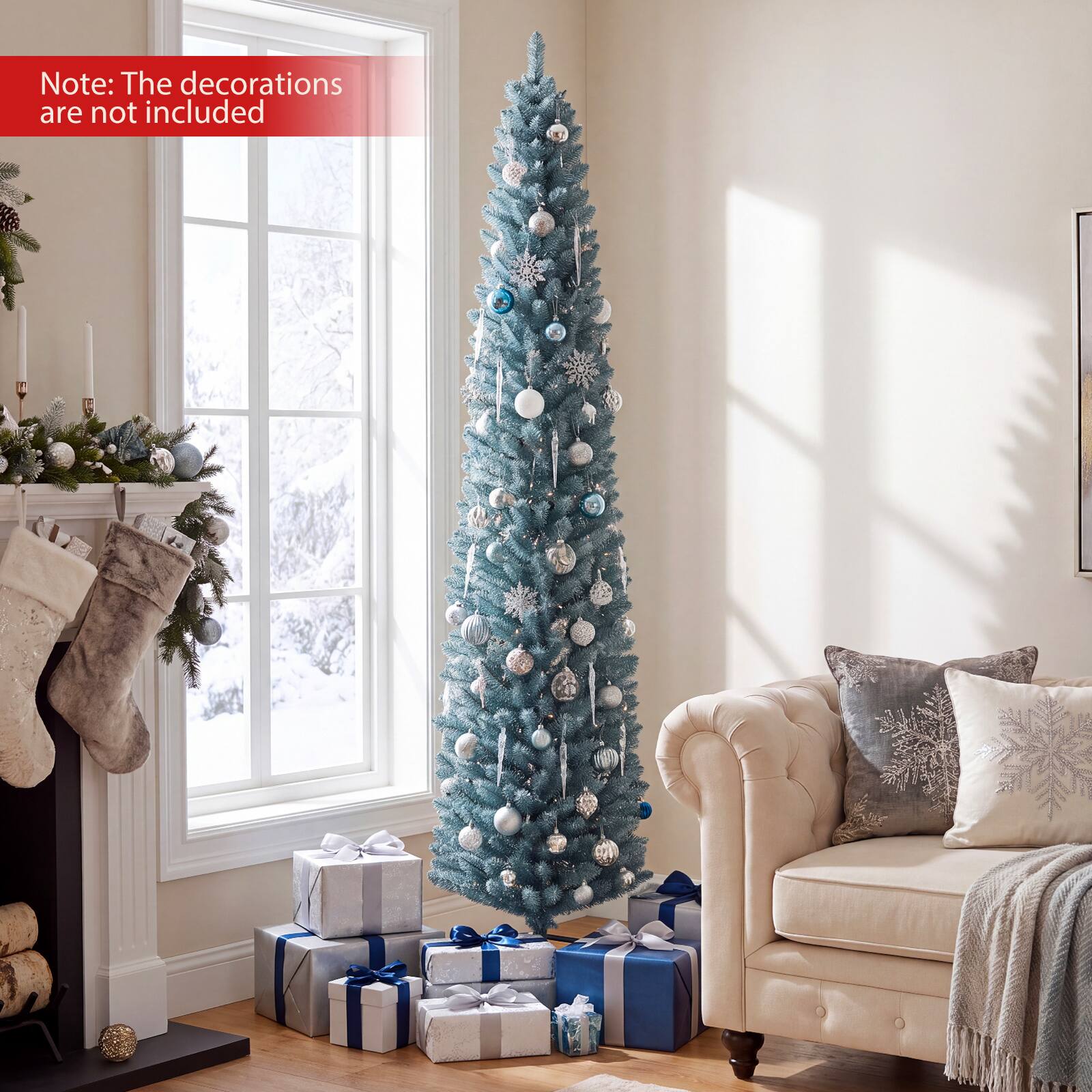 Note: The decorations are not included