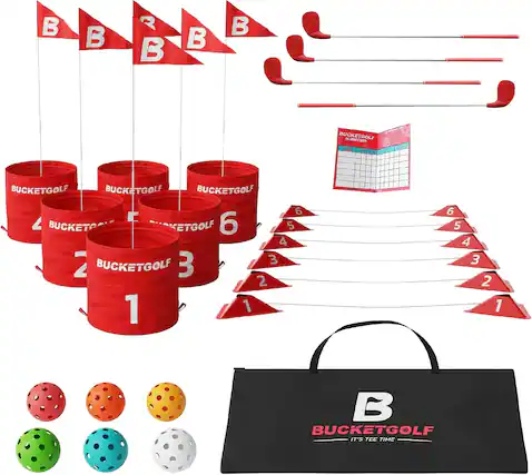 B
R
BUCKETGOLF SCORECARD
BUCKETGOLF BUCKETGOLF BUCKETGOLF 6 BUCKETGOLF 6 5 4 2 BUCKETGOLF 3 3 2 1 1
6 5 4 3 2 1
B BUCKETGOLF IT'S TEE TIME