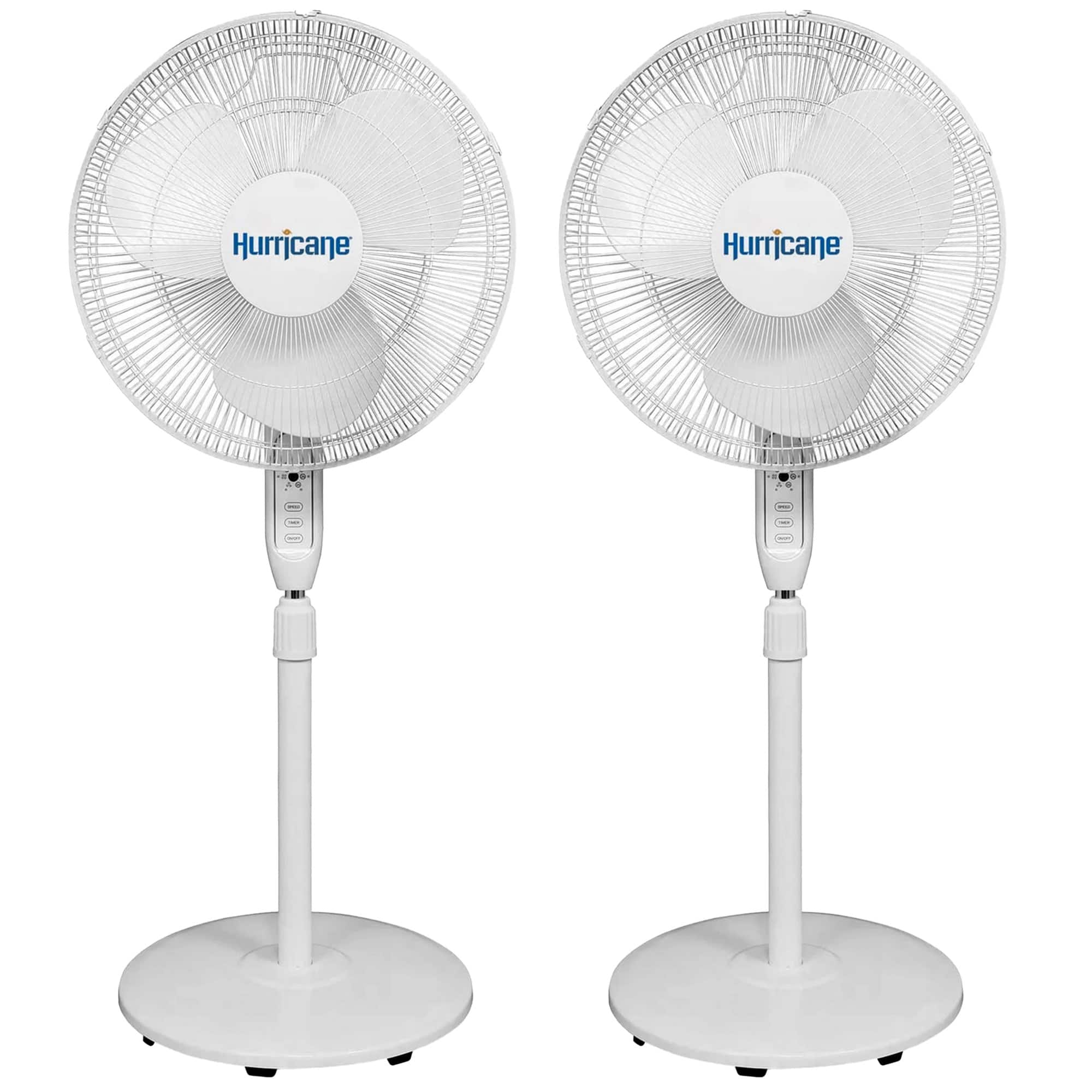 "Hurricane - Supreme 16 Inch 3 Speed Oscillating Stand Pedestal Fan, 2-Pack, White - 16"" Supreme Pedestal Fan" price history on PriceWatchPro