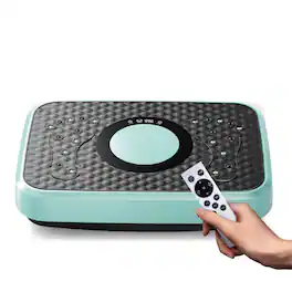 Akoasm - Vibration Plate Exercise Machine for Lymphatic Drainage, Shaking Workout Board with 120 Speed Levels - Green