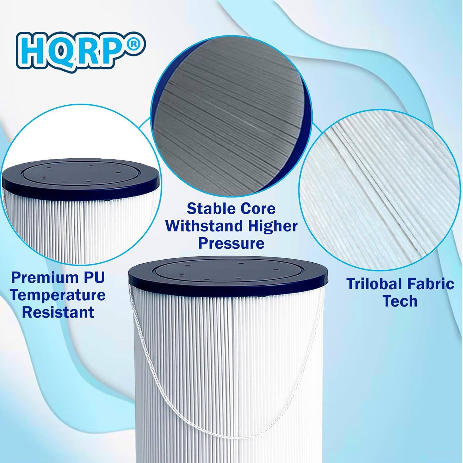 HQRP®

- Stable Core Withstand Higher Pressure
- Premium PU Temperature Resistant
- Trilobal Fabric Tech