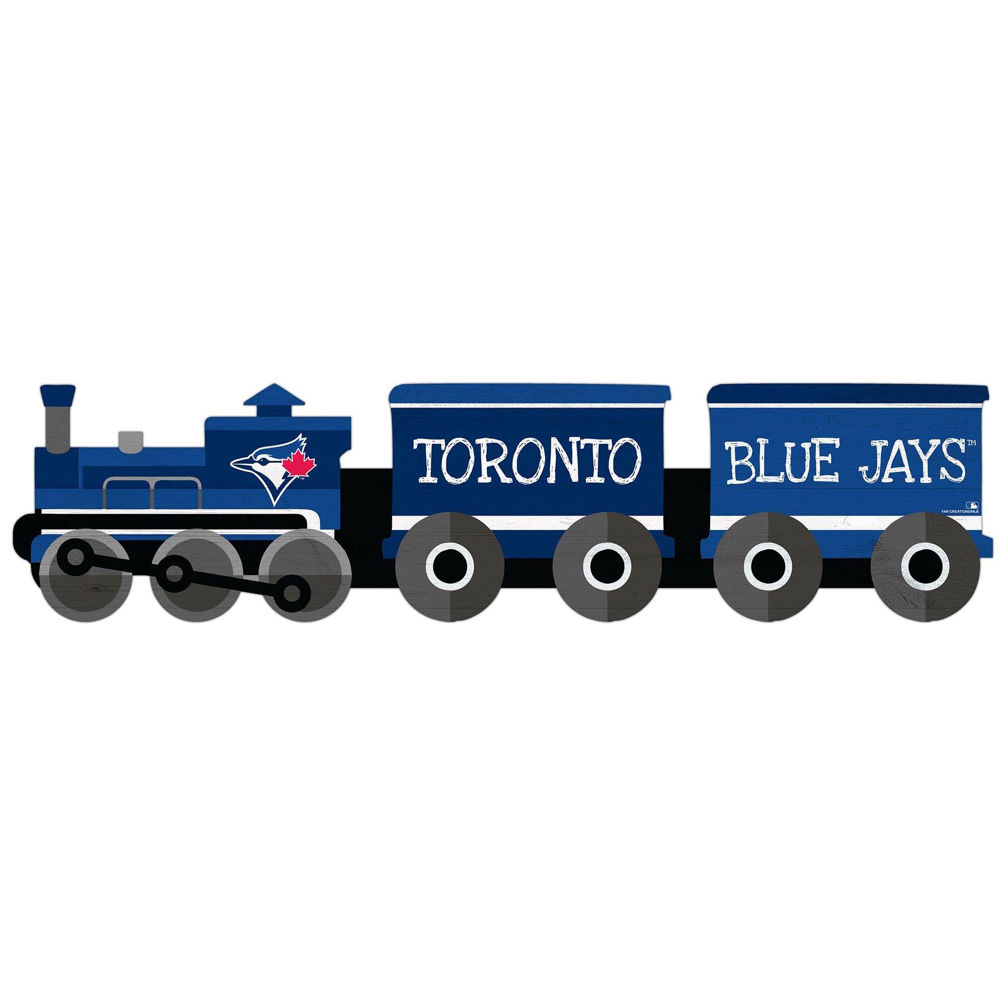 Toronto Blue Jays 6'' x 24'' Team Train Cutout Sign