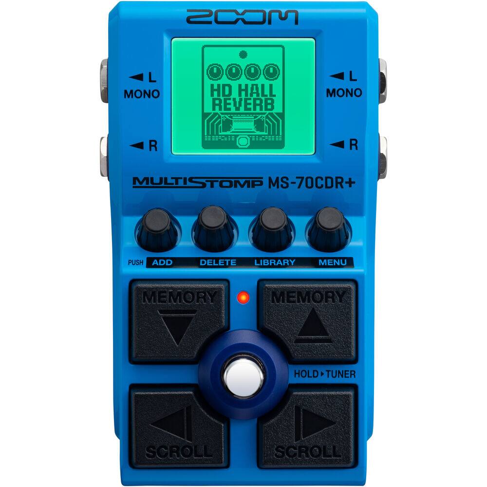 Zoom MS 70CDR+ Multi FX Pedal + Balanced Interconnect, Bundle