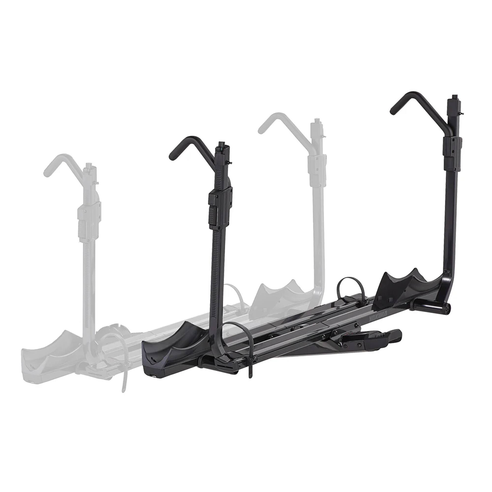 Front. Yakima - Yakima StageTwo Add-On Premium Platform 2 Bike Tray Hitch Bike Rack, Anthracite - anthracite.