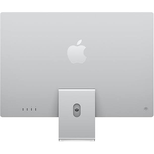 Angle. Apple - 2021 iMac with M1 Chip (24-inch, 16GB RAM, 2TB SSD Storage) - Silver.