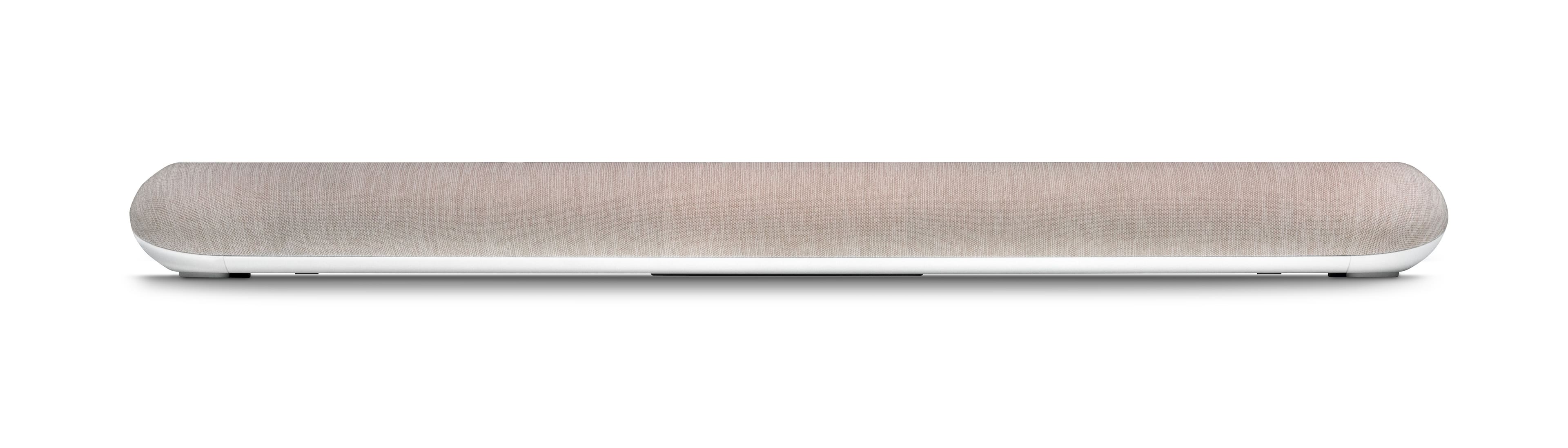 Front. Bluesound - Bluesound PULSE CINEMA MINI Wireless Streaming Soundbar, Tan - Tan.