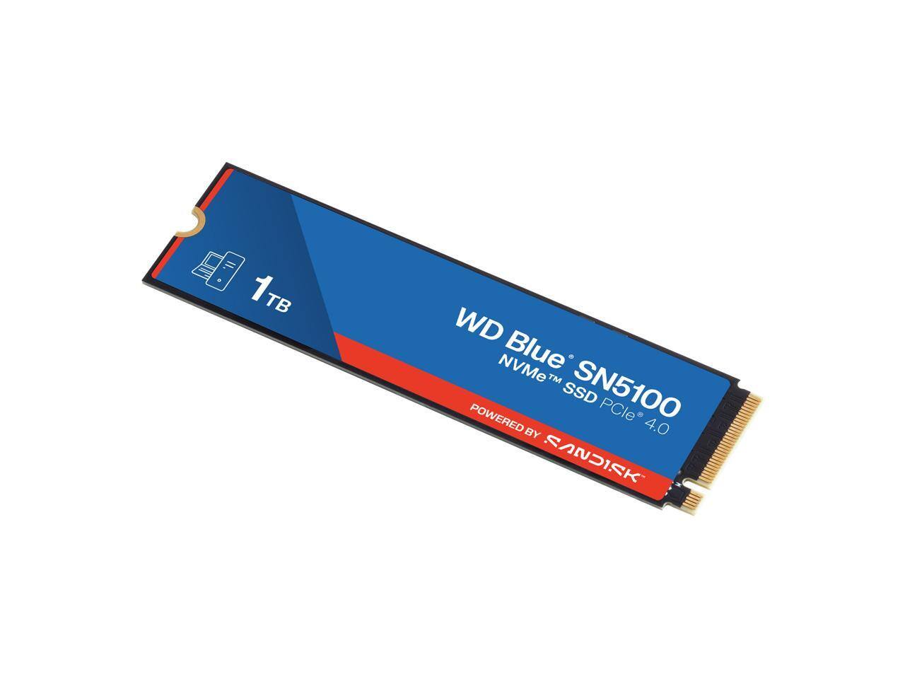 WD Blue SN5100  
1TB  
NVMe SSD  
PCIe 4.0  
Powered by SanDisk